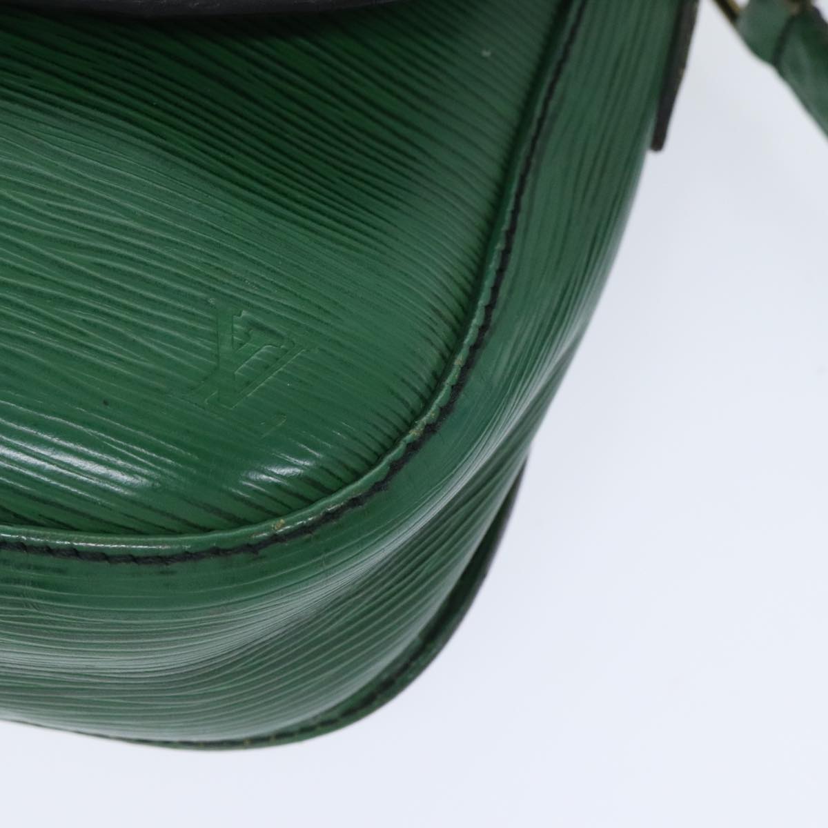 LOUIS VUITTON Epi Saint Cloud GM Shoulder Bag Green M52194 LV Auth 92926