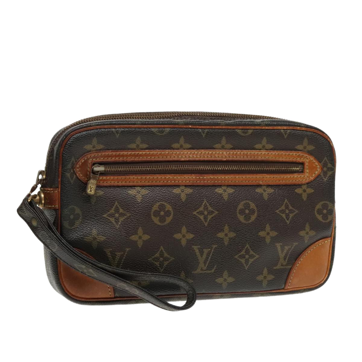 LOUIS VUITTON Monogram Marly Dragonne GM Clutch Bag M51825 LV Auth 92930