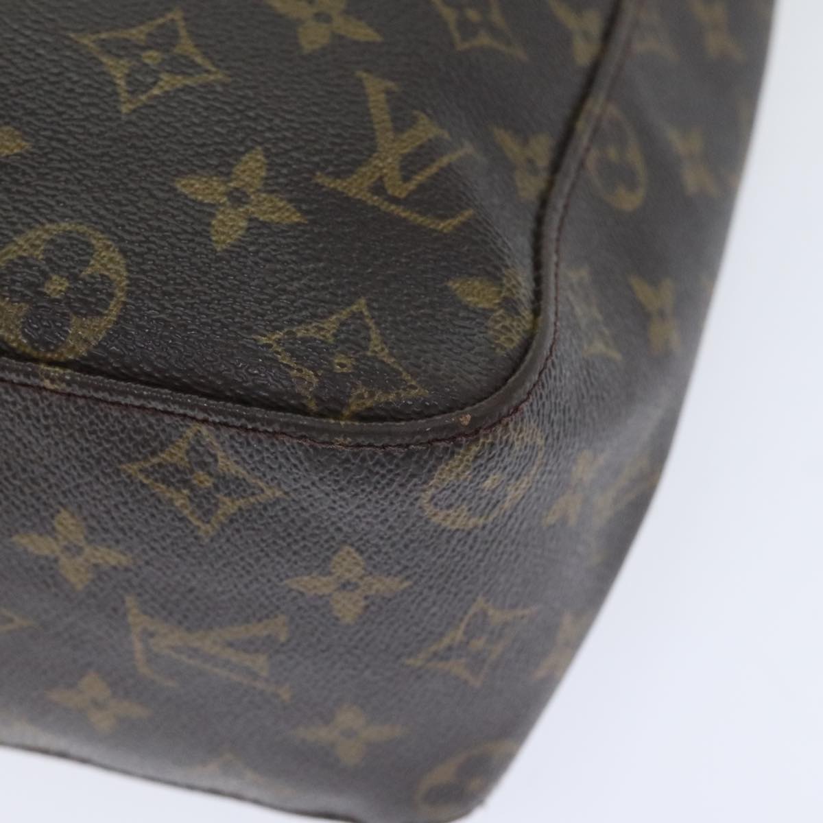 LOUIS VUITTON Monogram Looping GM Shoulder Bag M51145 LV Auth 92937