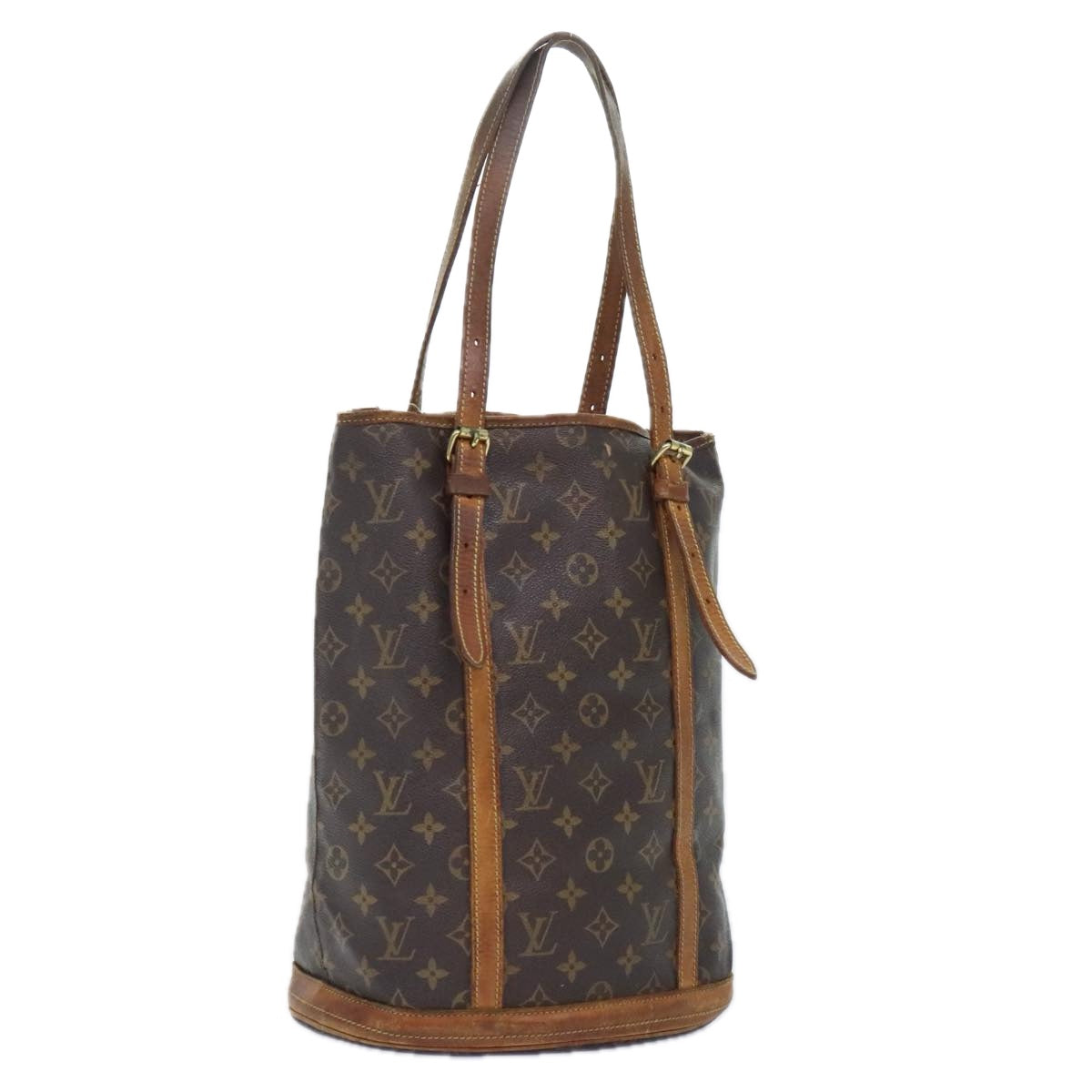 LOUIS VUITTON Monogram Bucket GM Shoulder Bag M42236 LV Auth 92939