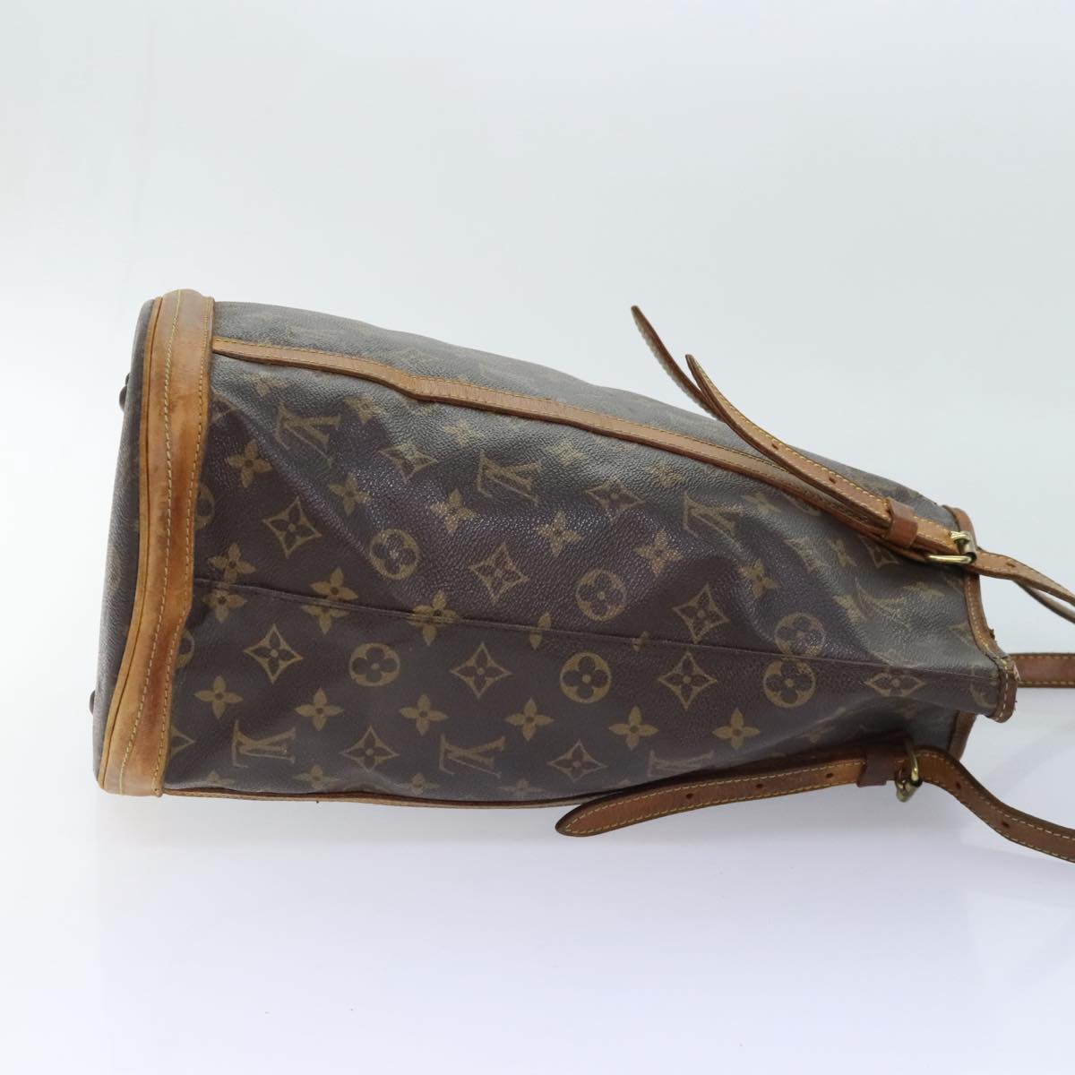 LOUIS VUITTON Monogram Bucket GM Shoulder Bag M42236 LV Auth 92939