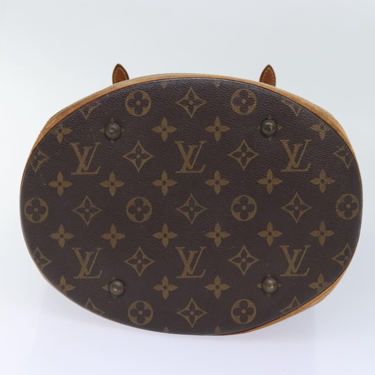 LOUIS VUITTON Monogram Bucket GM Shoulder Bag M42236 LV Auth 92939