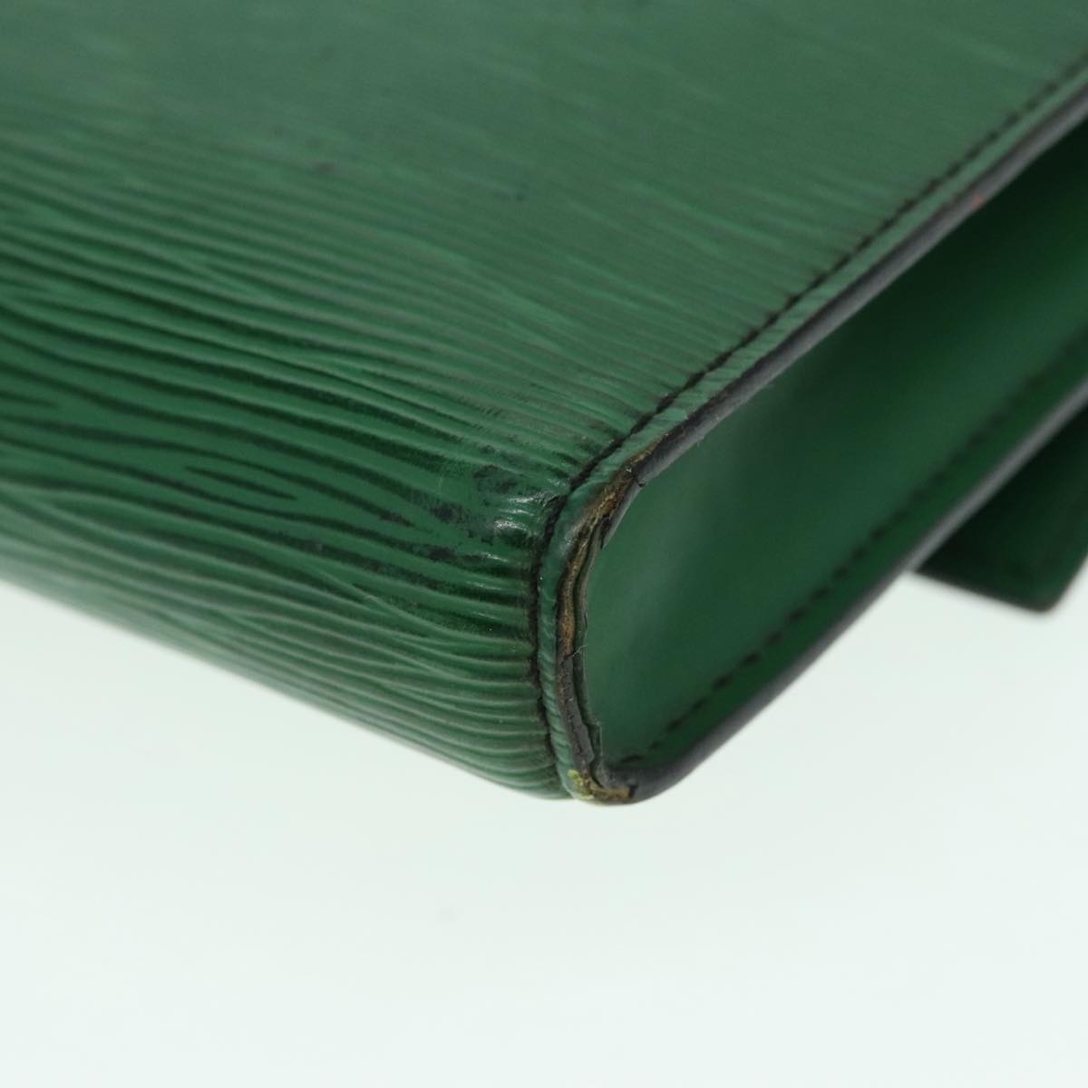 LOUIS VUITTON Epi Pochette Arche Shoulder Bag Green M52574 LV Auth 92953