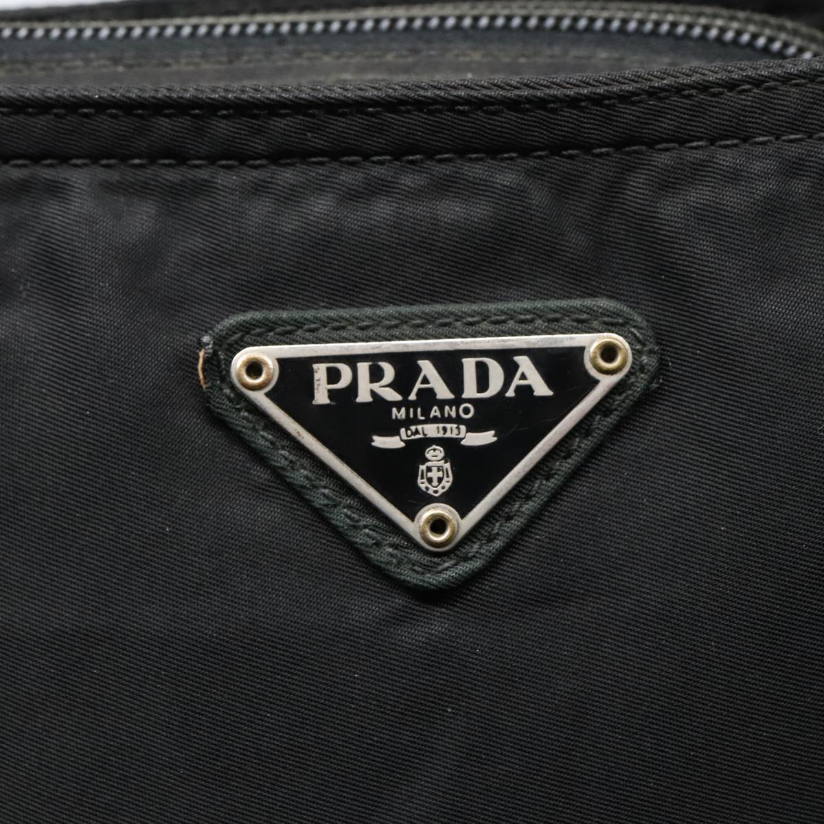 PRADA Shoulder Bag Nylon Black Auth 92970