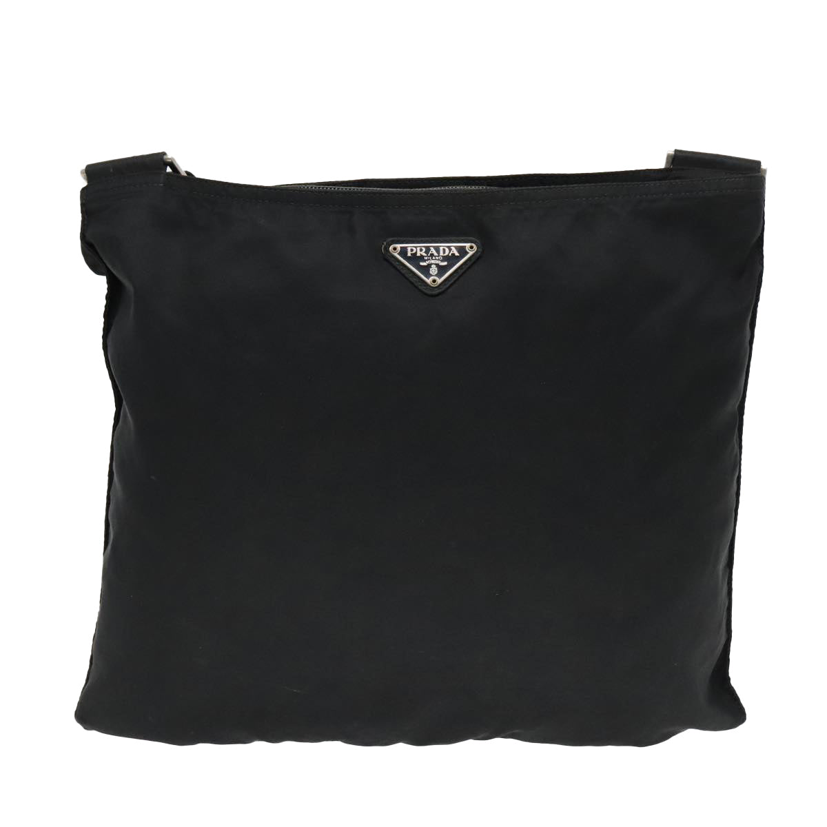 PRADA Shoulder Bag Nylon Black Auth 92970