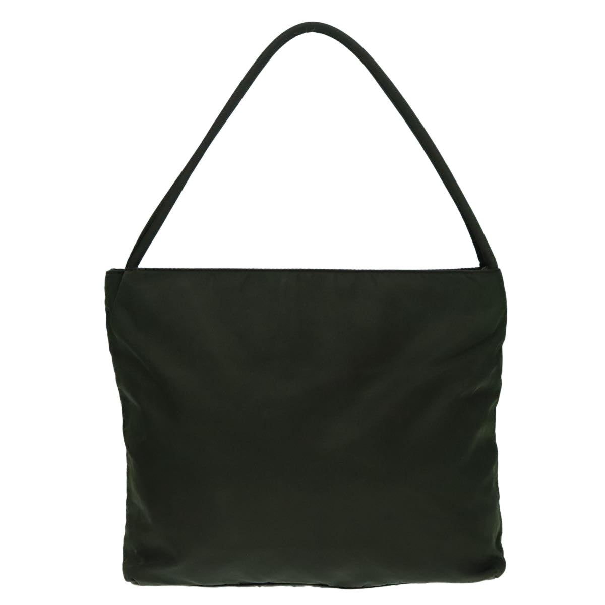 PRADA Tote Bag Nylon Green Silver Auth 92972 - 0