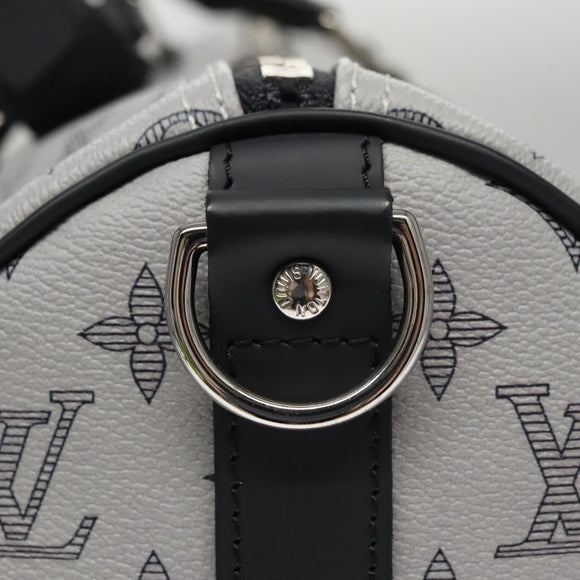 LOUIS VUITTON Monogram Savanna Keepall Bandouliere 45 Bag M54130 LV Auth 92978SM