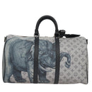 LOUIS VUITTON Monogram Savanna Keepall Bandouliere 45 Bag M54130 LV Auth 92978SM-13