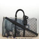 LOUIS VUITTON Monogram Savanna Keepall Bandouliere 45 Bag M54130 LV Auth 92978SM-12