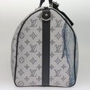LOUIS VUITTON Monogram Savanna Keepall Bandouliere 45 Bag M54130 LV Auth 92978SM-4