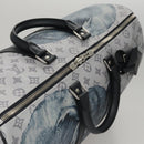 LOUIS VUITTON Monogram Savanna Keepall Bandouliere 45 Bag M54130 LV Auth 92978SM-7