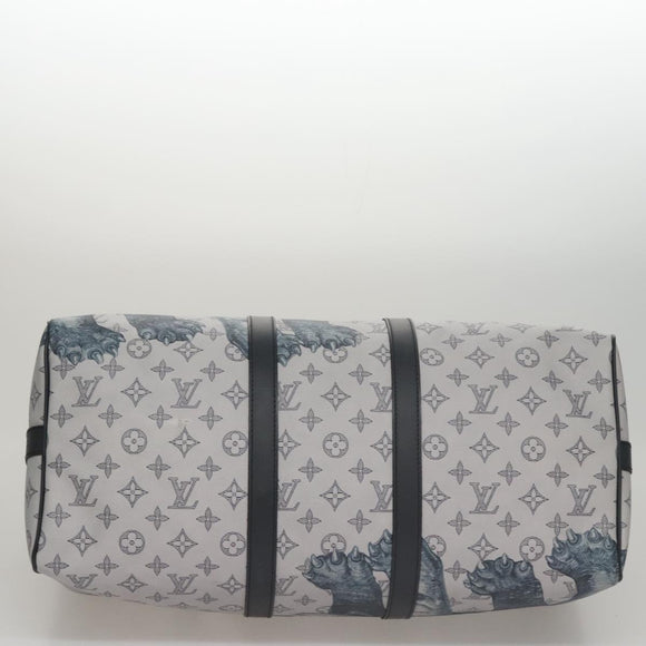 LOUIS VUITTON Monogram Savanna Keepall Bandouliere 45 Bag M54130 LV Auth 92978SM