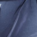 BURBERRY Rope handle Hand Bag Canvas Leather White Blue Silver Auth 92982-25