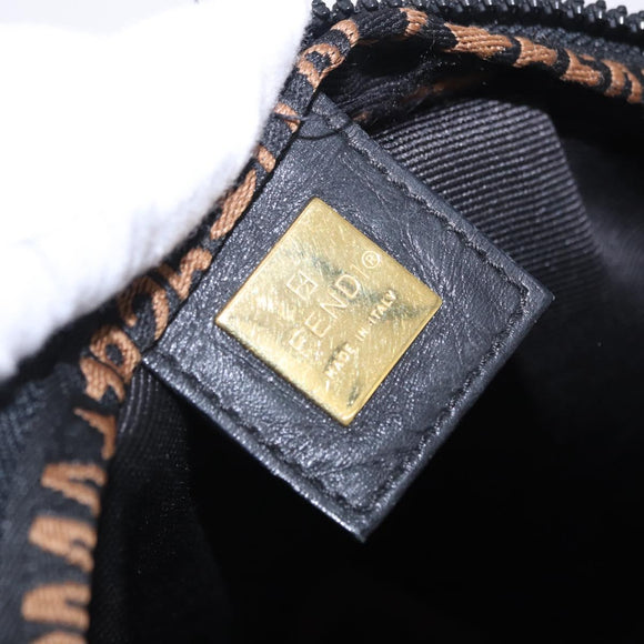 FENDI Hand Bag Black Auth 92994