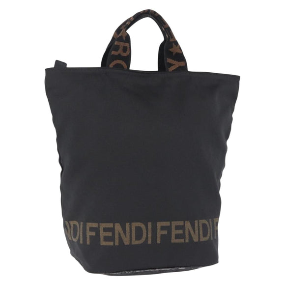 FENDI Hand Bag Black Auth 92994