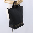 FENDI Hand Bag Black Auth 92994-23