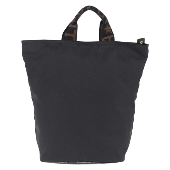 FENDI Hand Bag Black Auth 92994