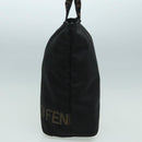 FENDI Hand Bag Nylon Black Auth 92994-3