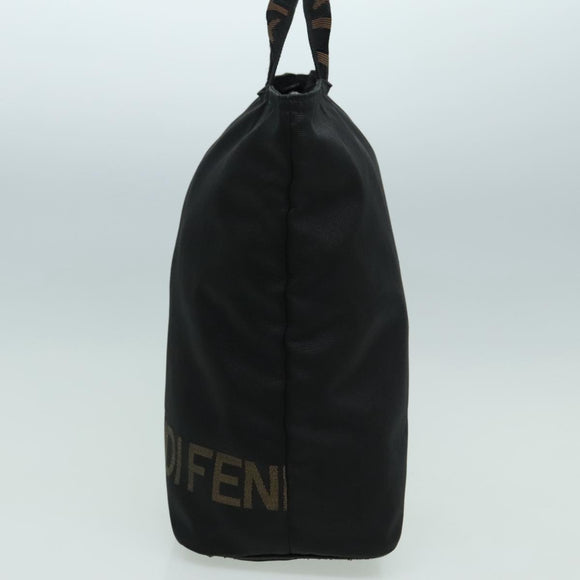 FENDI Hand Bag Black Auth 92994