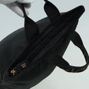 FENDI Hand Bag Nylon Black Auth 92994-6