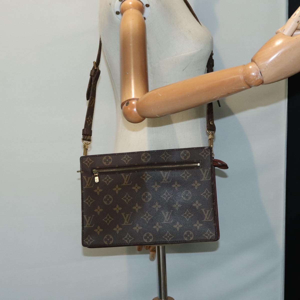 LOUIS VUITTON Monogram Angian Shoulder Bag M51205 LV Auth 93000