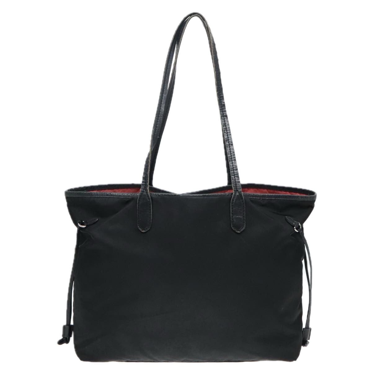 PRADA Tote Bag Nylon Black Auth 93028 - 0