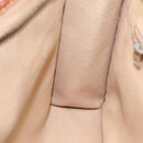 CELINE Macadam Canvas Clutch Bag PVC Leather Brown Gold Auth 93034-19