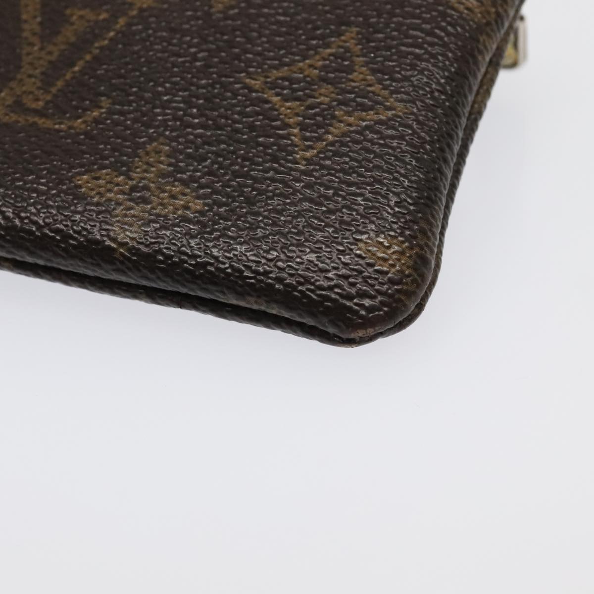 LOUIS VUITTON Monogram Pochette Cles Coin Purse M62650 LV Auth 93038