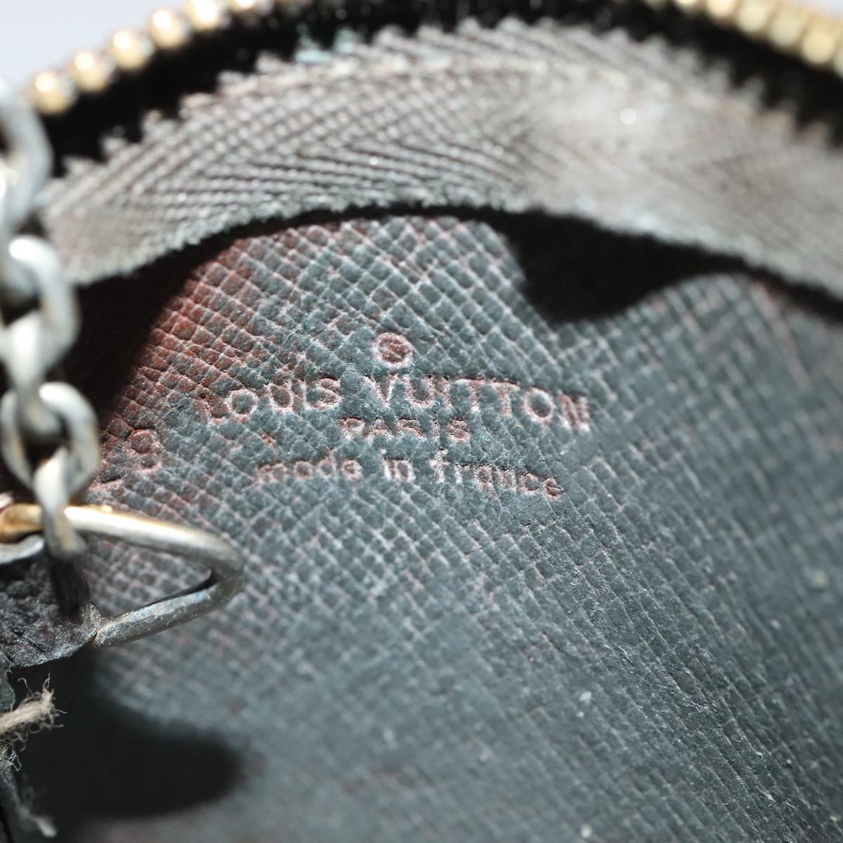 LOUIS VUITTON Monogram Pochette Cles Coin Purse M62650 LV Auth 93038