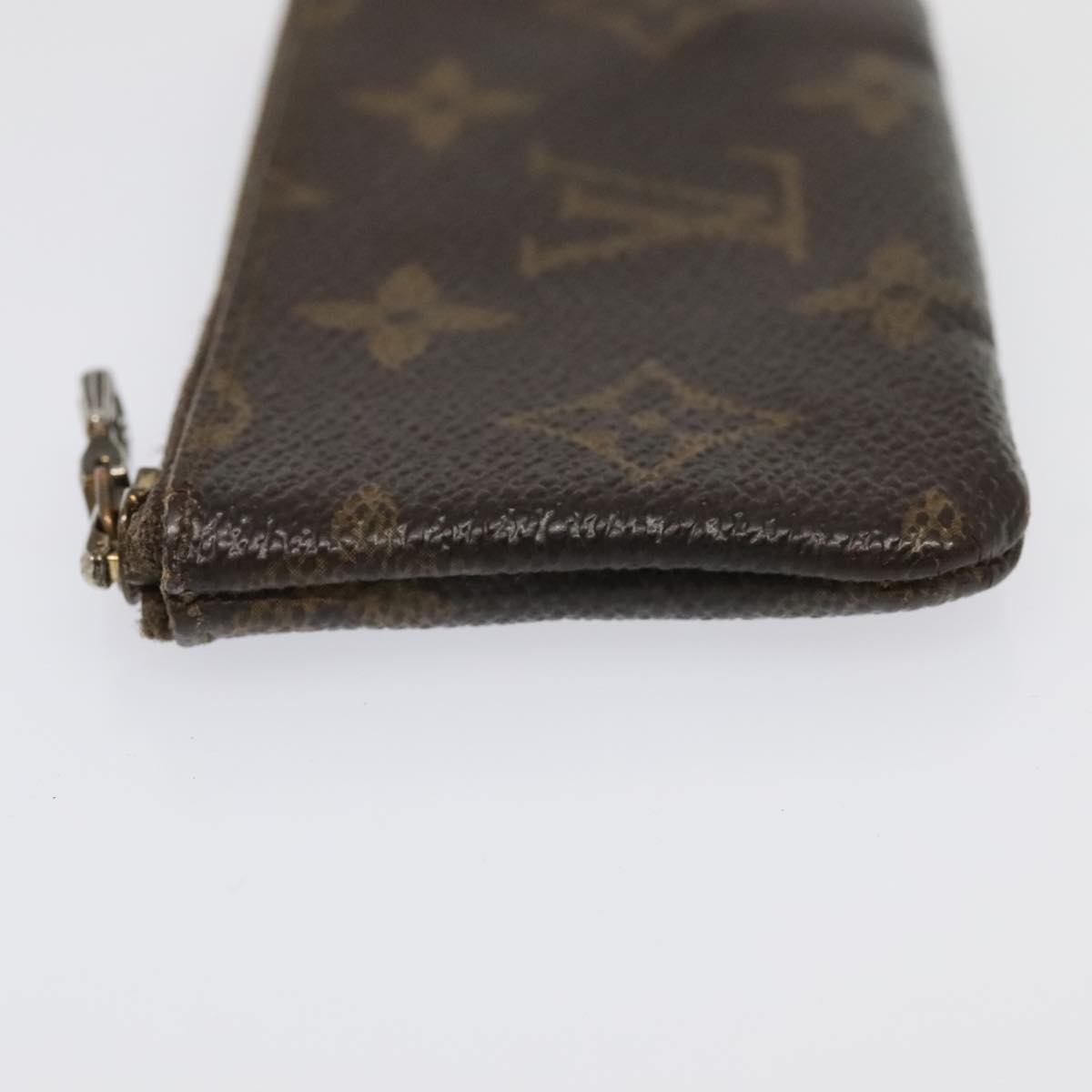 LOUIS VUITTON Monogram Pochette Cles Coin Purse M62650 LV Auth 93038