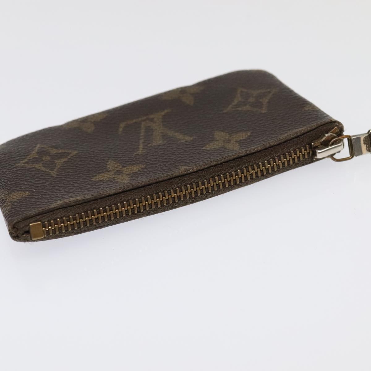 LOUIS VUITTON Monogram Pochette Cles Coin Purse M62650 LV Auth 93038