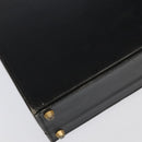 GUCCI Business Bag Leather Black Auth 93060-16