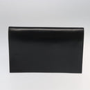 GUCCI Business Bag Leather Black Auth 93060-23