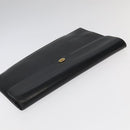 GUCCI Business Bag Leather Black Auth 93060-24