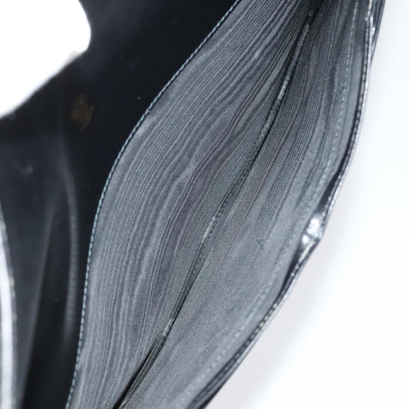 GUCCI Business Bag Leather Black Auth 93060