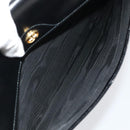 GUCCI Business Bag Leather Black Auth 93060-28