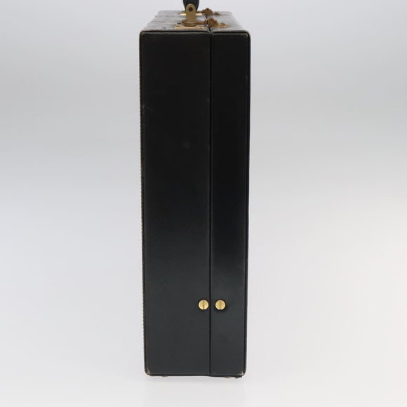 GUCCI Business Bag Leather Black Auth 93060