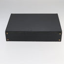 GUCCI Business Bag Leather Black Auth 93060-7