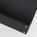 GUCCI Business Bag Leather Black Auth 93060-8