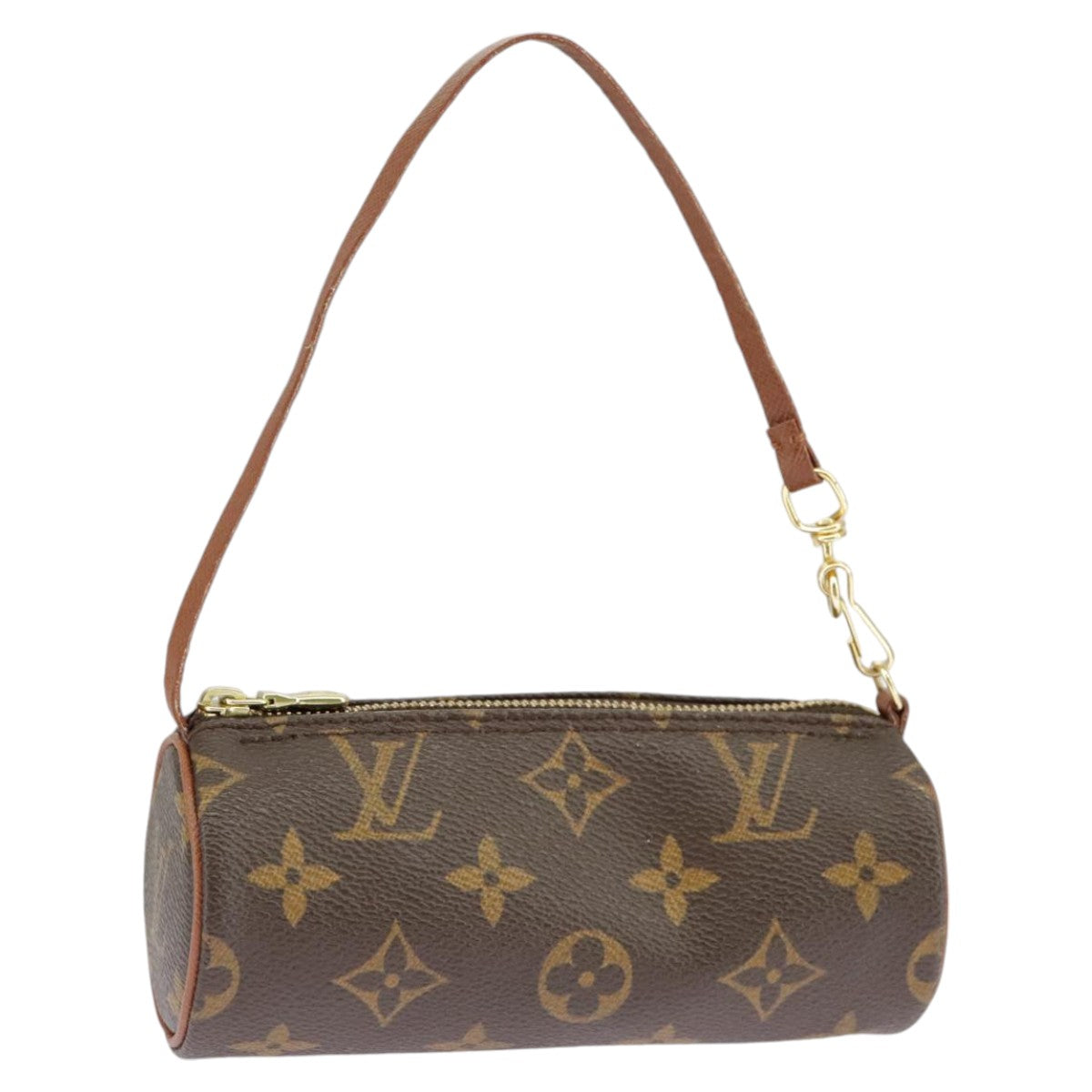 LOUIS VUITTON Monogram Papillon Pouch LV Auth 93062