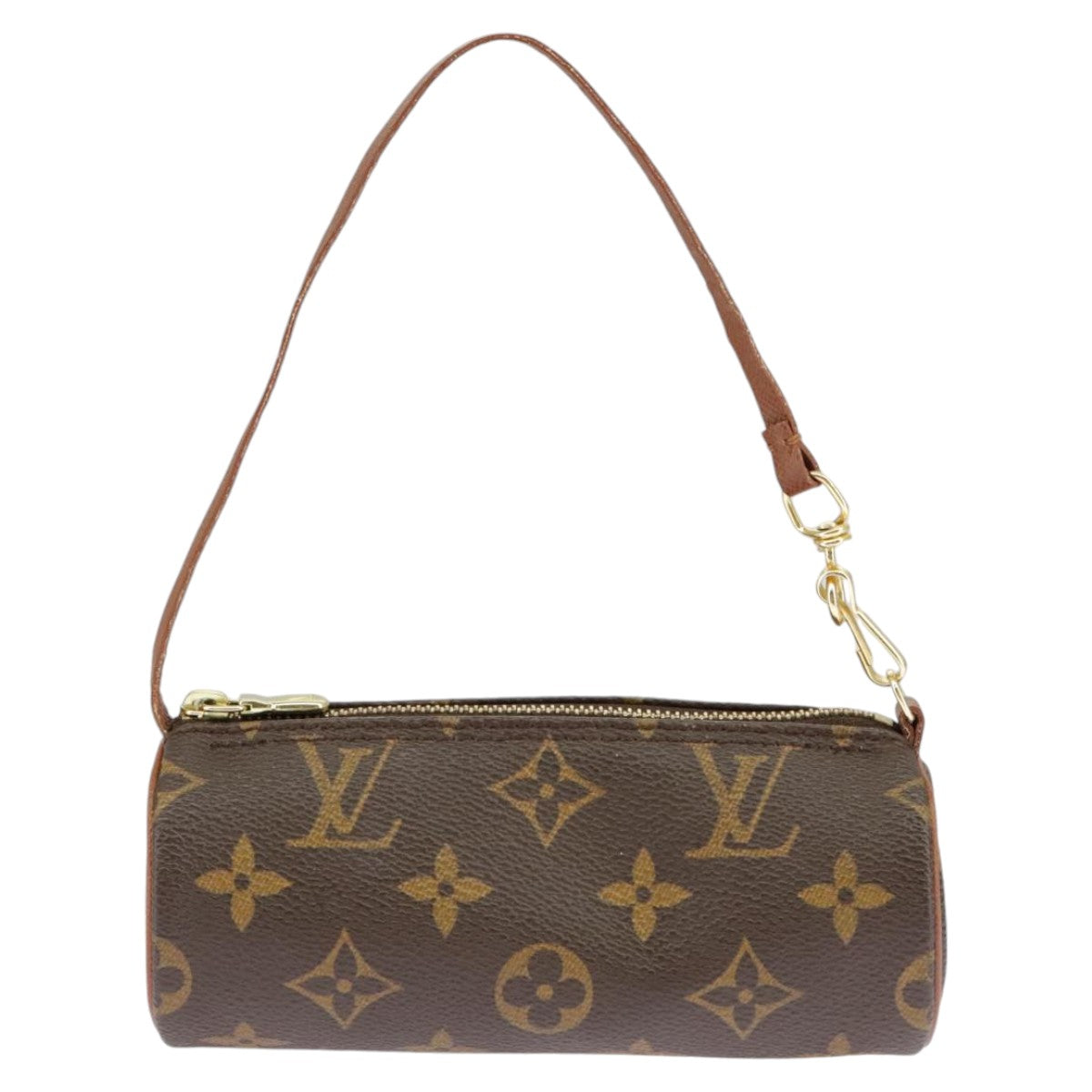 LOUIS VUITTON Monogram Papillon Pouch LV Auth 93062