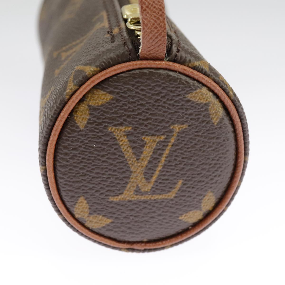 LOUIS VUITTON Monogram Papillon Pouch LV Auth 93062