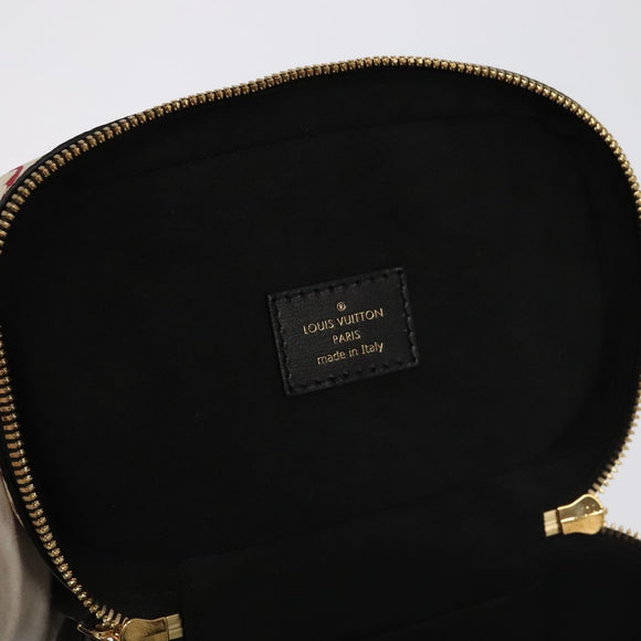 LOUIS VUITTON Monogram Game On Vanity PM Hand Bag White M57458 LV Auth 93070SM