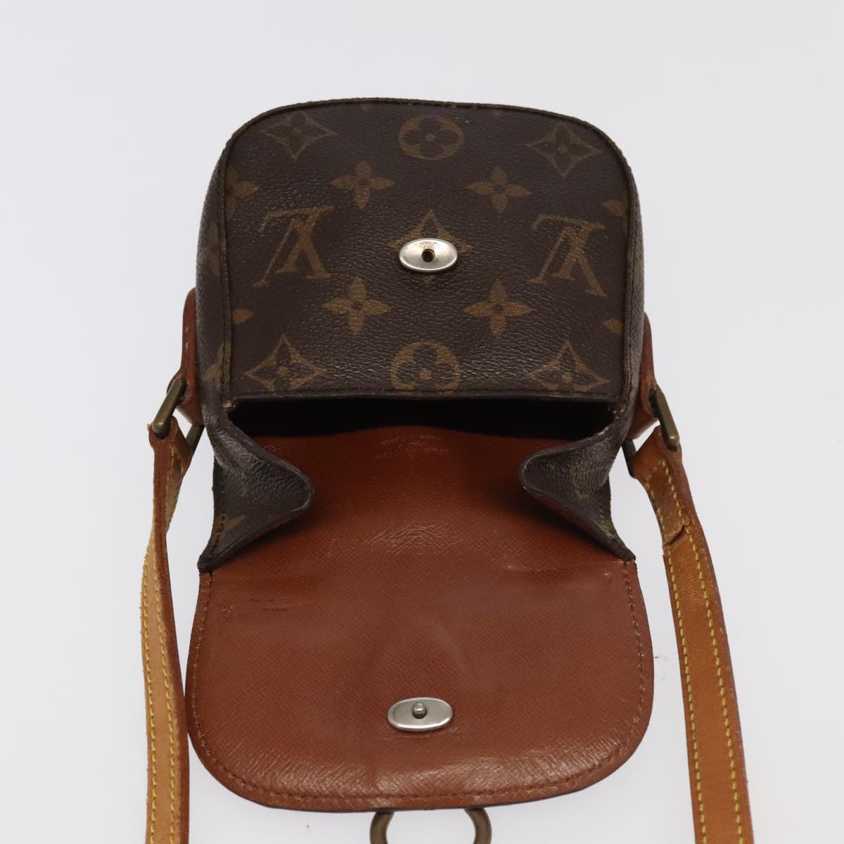 LOUIS VUITTON Monogram Bebe Monogram Saint Cloud Shoulder Bag M51245 Auth 93071