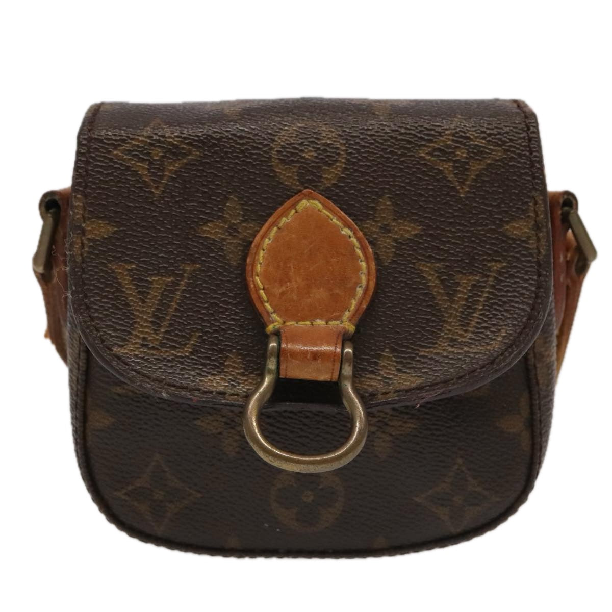 LOUIS VUITTON Monogram Bebe Monogram Saint Cloud Shoulder Bag M51245 Auth 93071