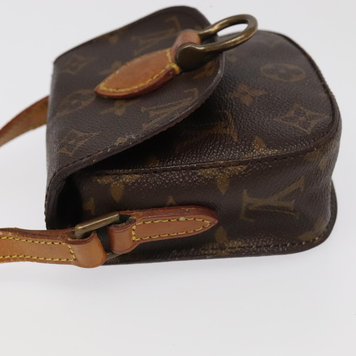 LOUIS VUITTON Monogram Bebe Monogram Saint Cloud Shoulder Bag M51245 Auth 93071