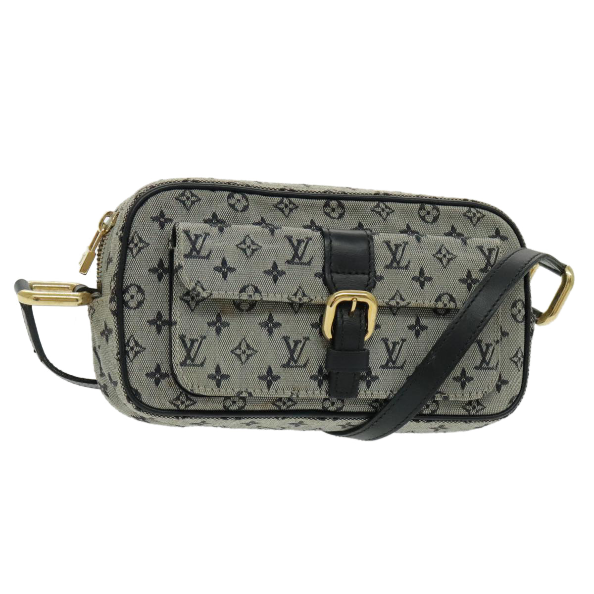 LOUIS VUITTON Monogram Mini Juliet MM Shoulder Bag Navy M92217 LV Auth 93072