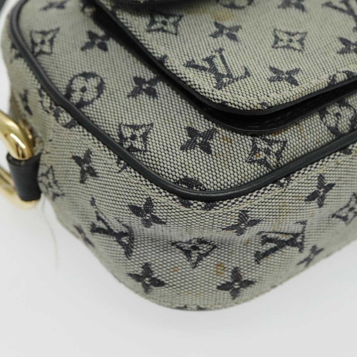 LOUIS VUITTON Monogram Mini Juliet MM Shoulder Bag Navy M92217 LV Auth 93072