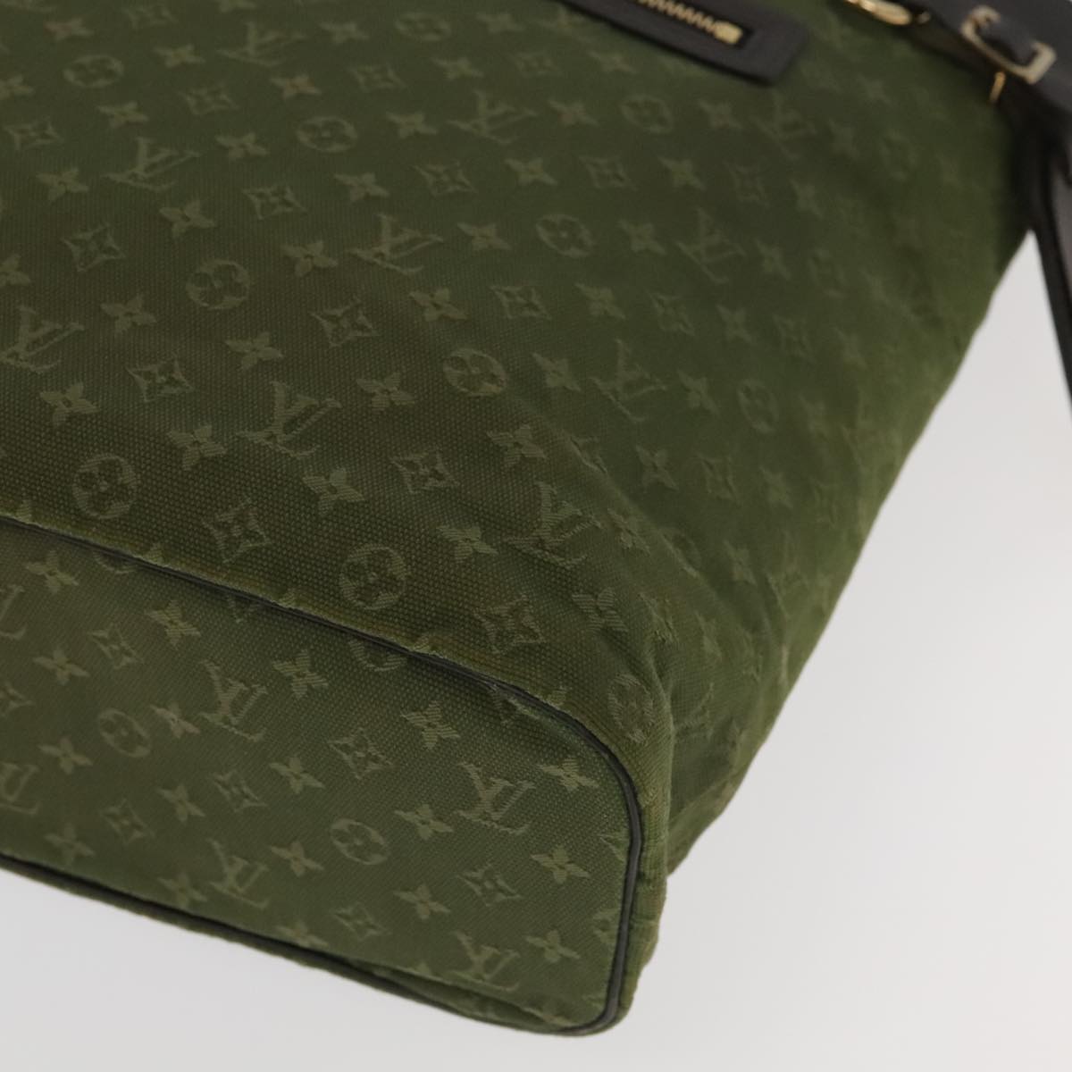 LOUIS VUITTON Monogram Mini Lucille GM Tote Bag TST Khaki M92681 LV Auth 93073