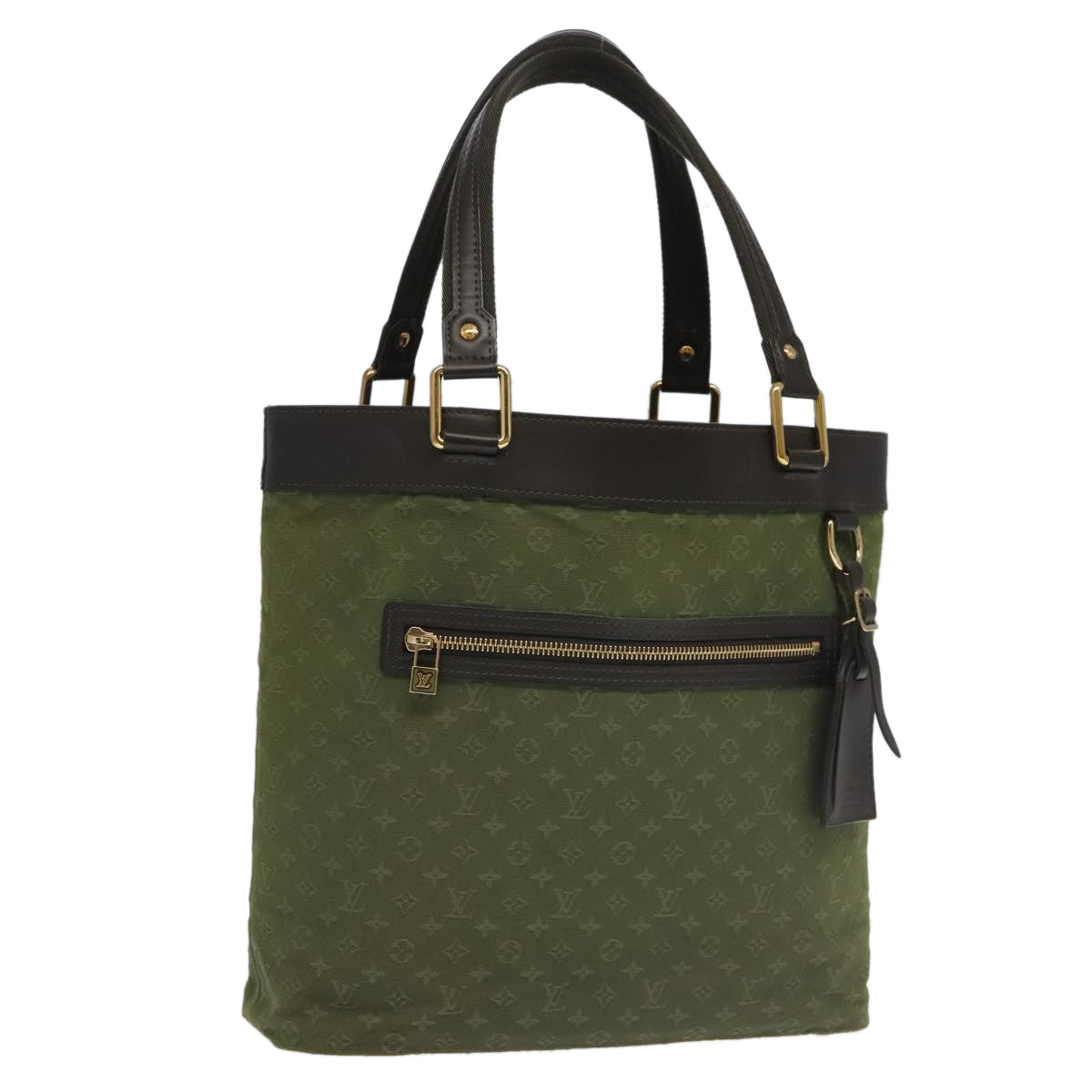 LOUIS VUITTON Monogram Mini Lucille GM Tote Bag TST Khaki M92681 LV Auth 93073